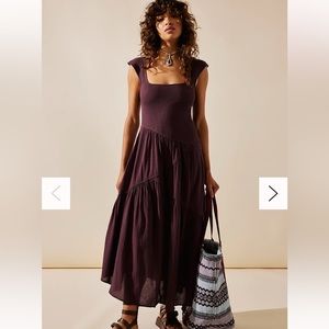 Free People Traveler Midi in Chocolate Merlot